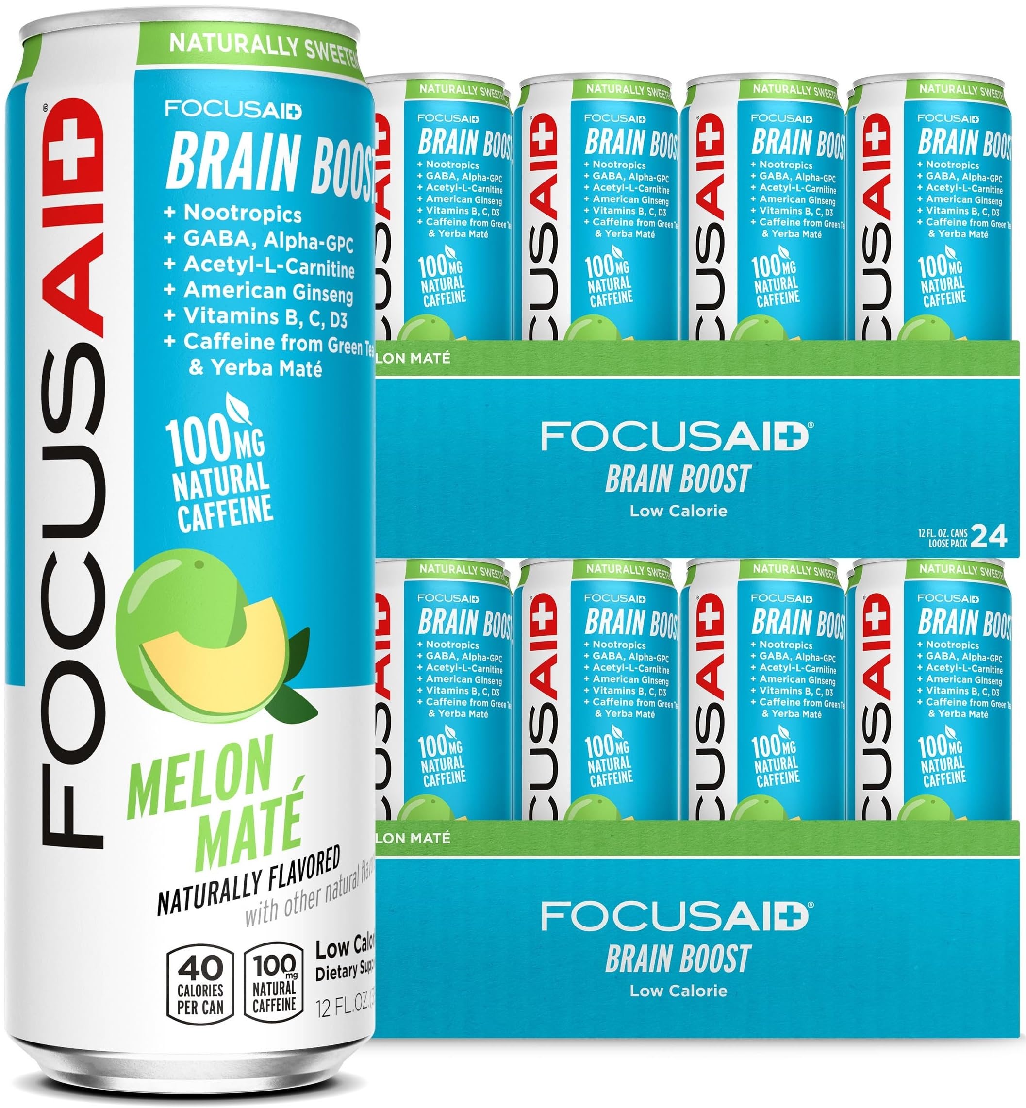 Amazon.com : FOCUSAID Energy Blend, Nootropics Drink for Brain